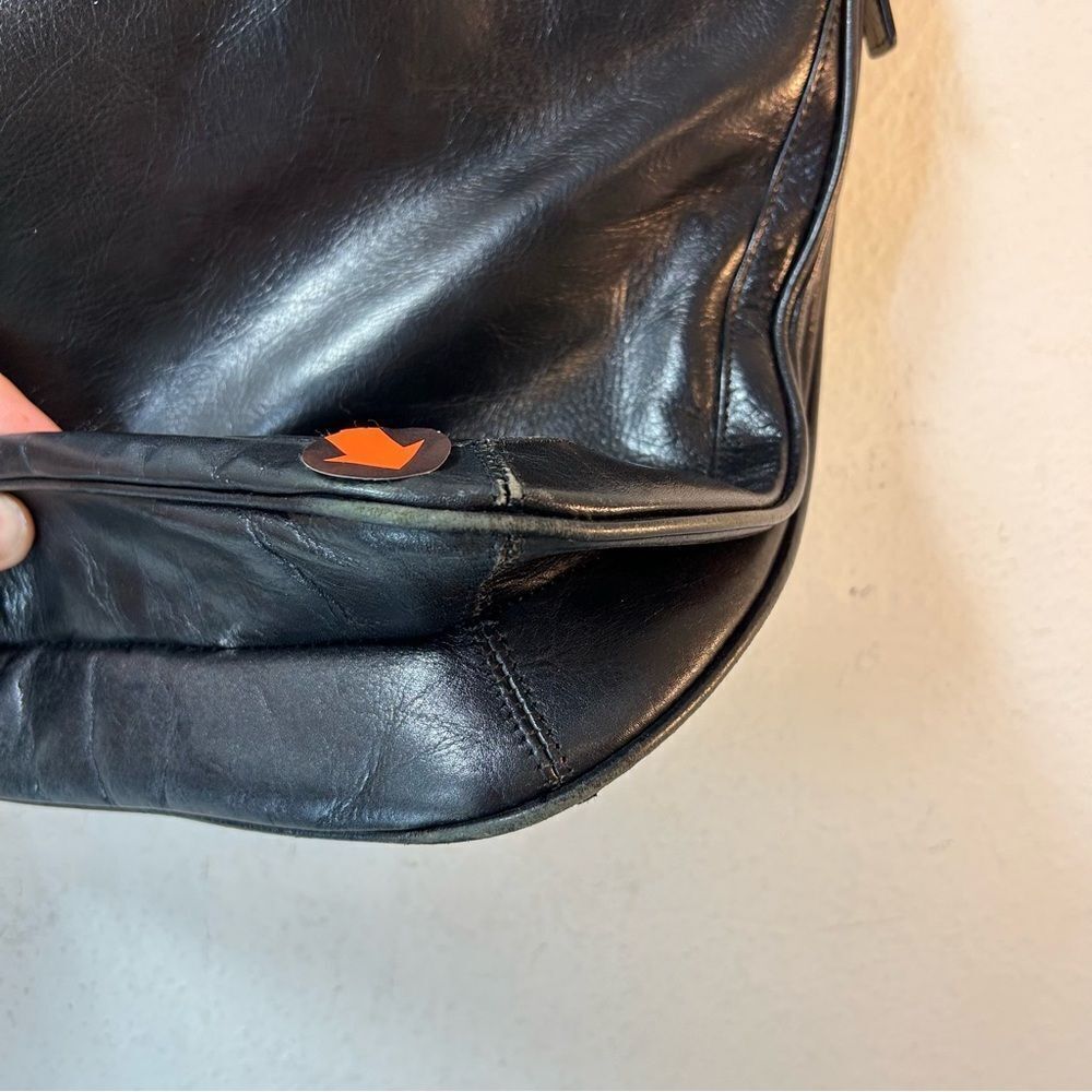 KENNETH COLE REACTION womans handbag black silver leather modern gothcore y2k - Picture 14 of 15